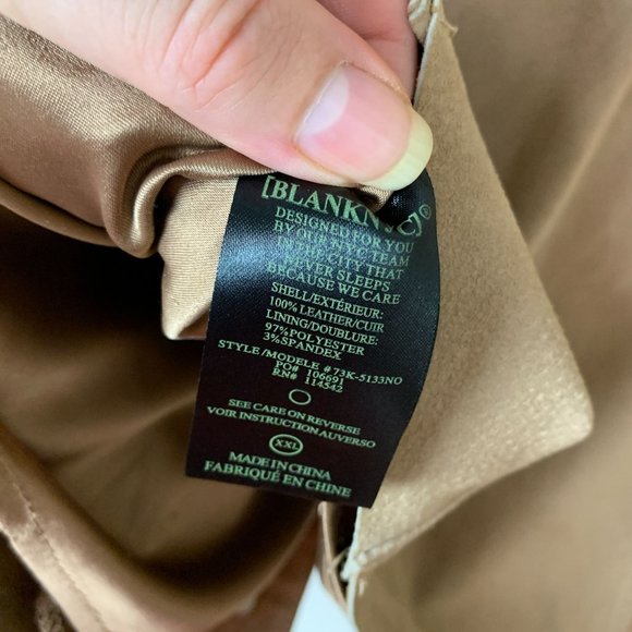 BLANK NYC Rodeo suede trucker crop jacket XXL - Picture 9 of 10